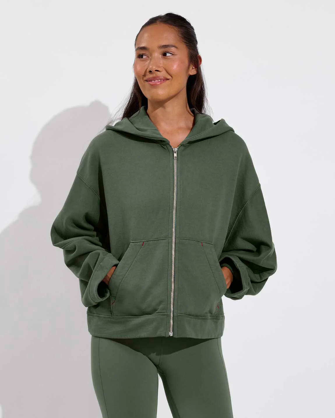 Beach Side Hoodie - Agave