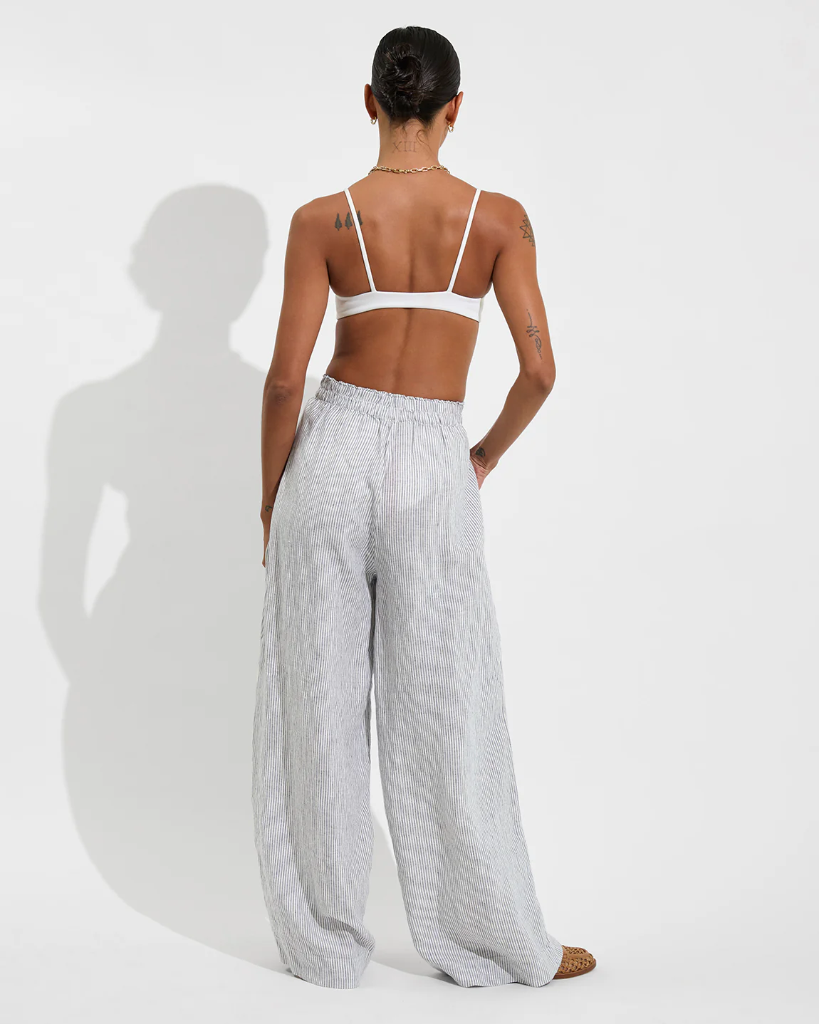 Coastal Pant - Coastal Stripe: Varsity / Coconut - Image 2