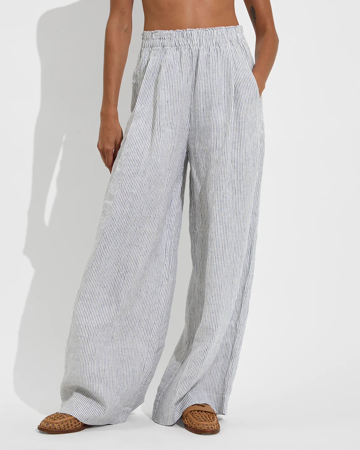 Coastal Pant - Coastal Stripe: Varsity / Coconut - Image 5
