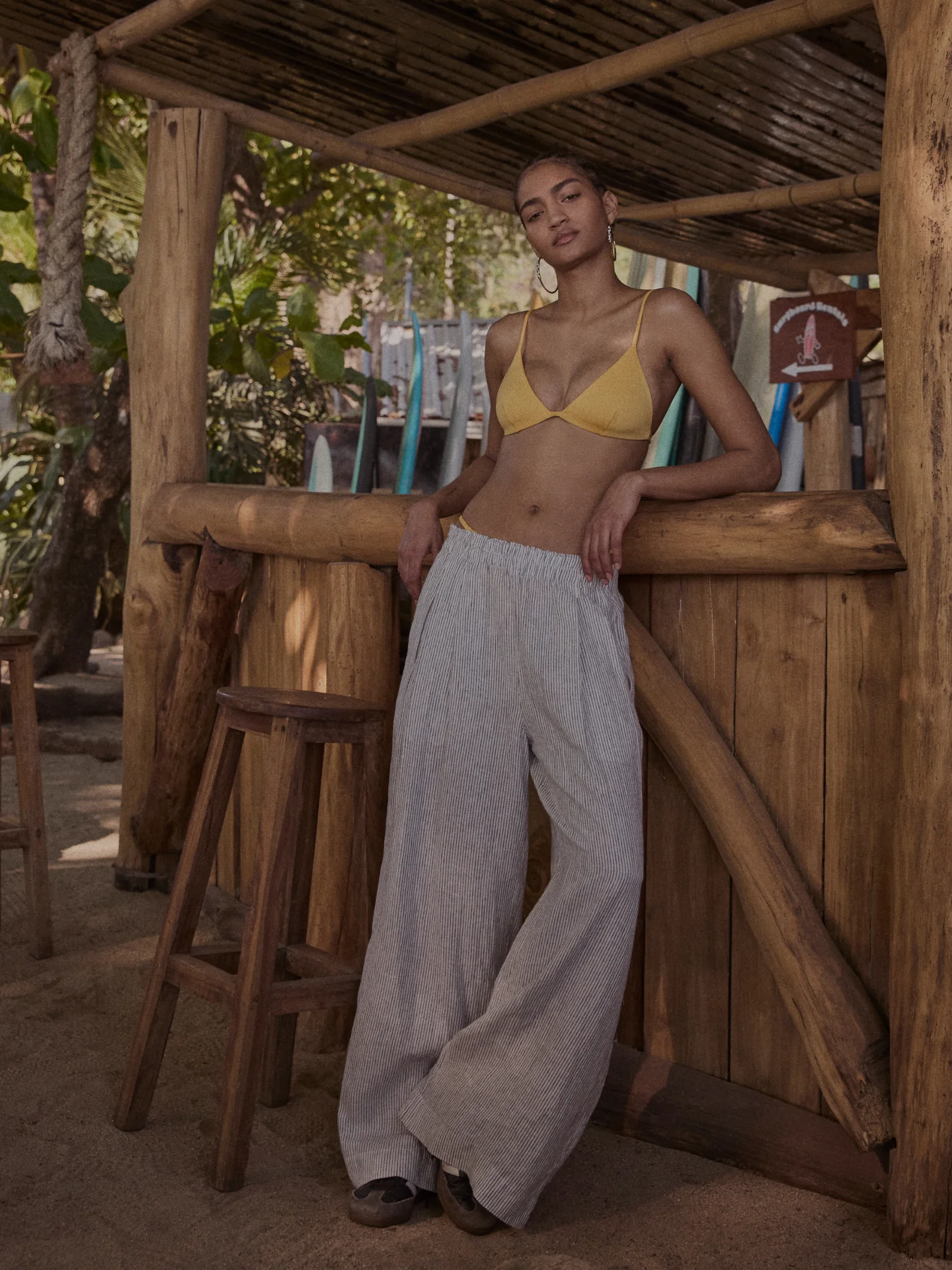 Coastal Pant - Coastal Stripe: Varsity / Coconut - Image 6