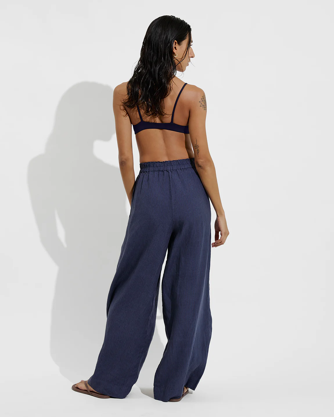 Coastal Pant - Lagoon Stripe: Varsity / Sprint - Image 2