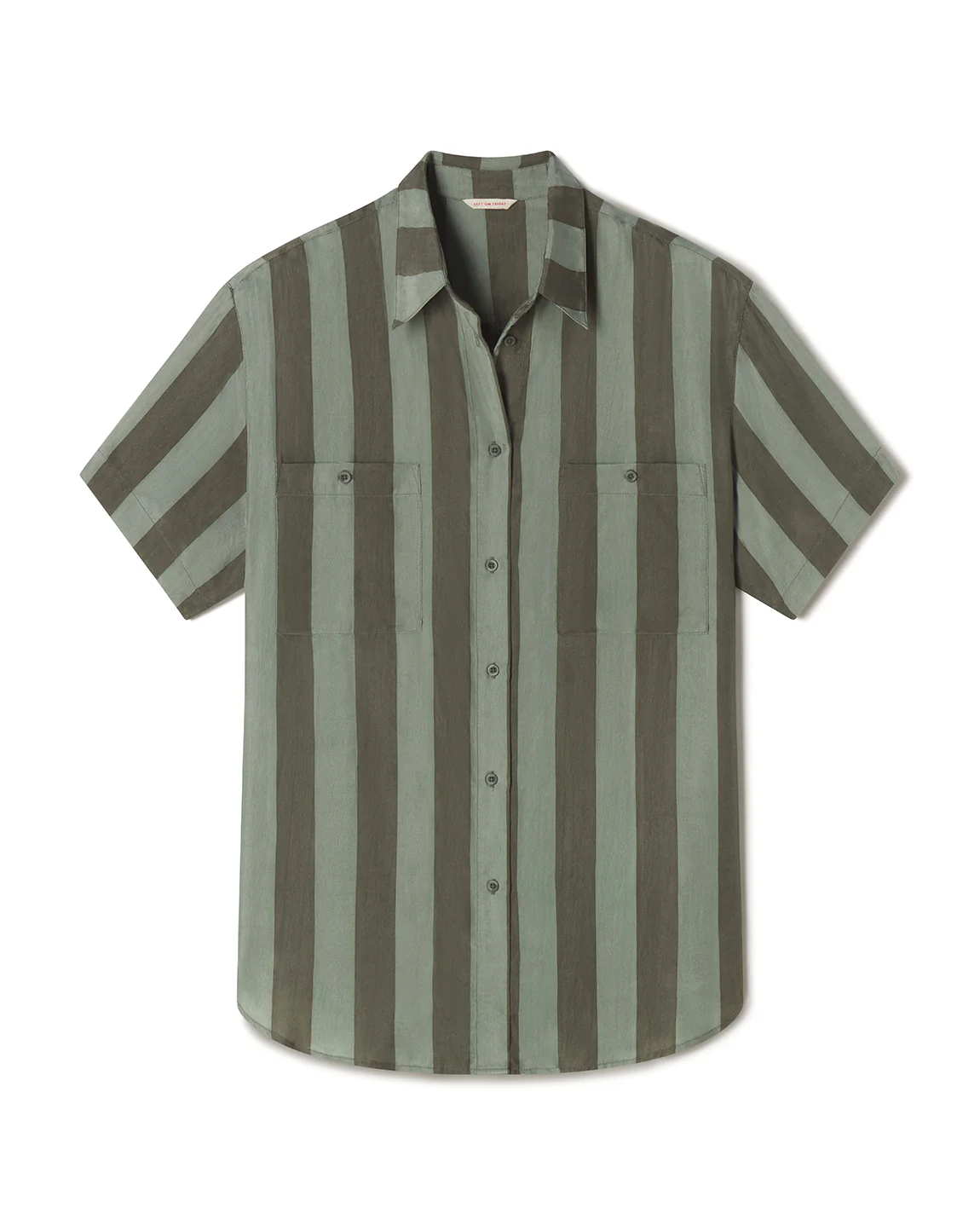 Day Trip Button Down - Poolside Stripe: Agave / Light Agave - Image 7