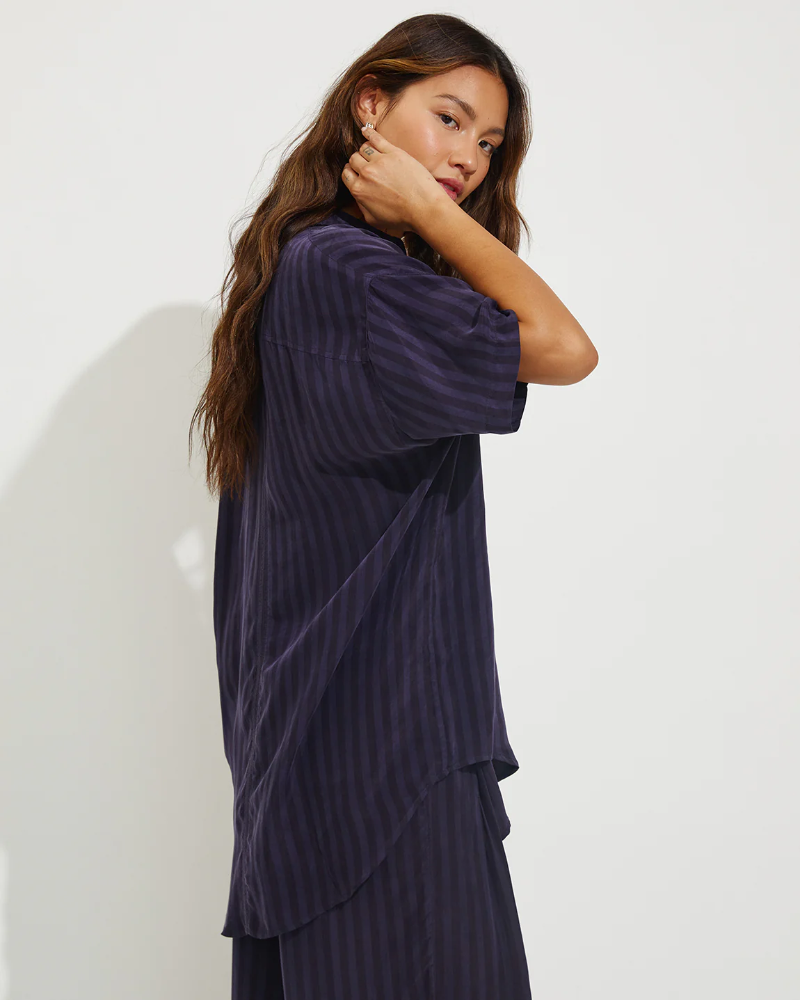 Day Trip Button Down - Sprint Stripe: Dark Sprint / Sprint - Image 3