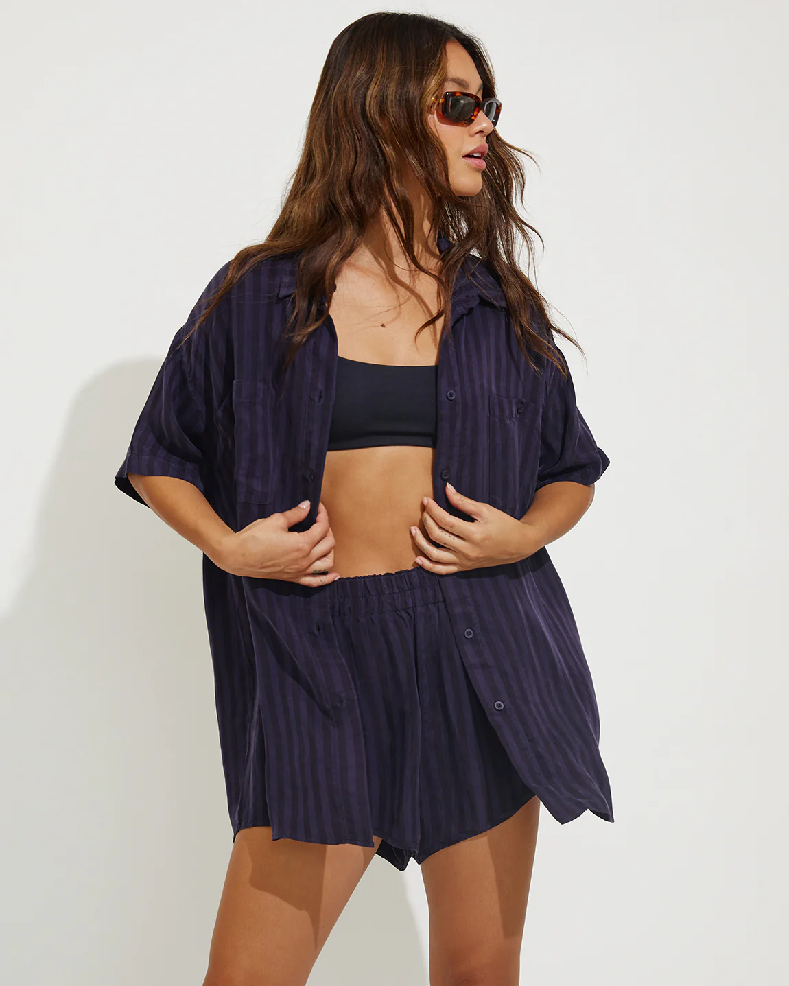 Day Trip Button Down - Sprint Stripe: Dark Sprint / Sprint - Image 4