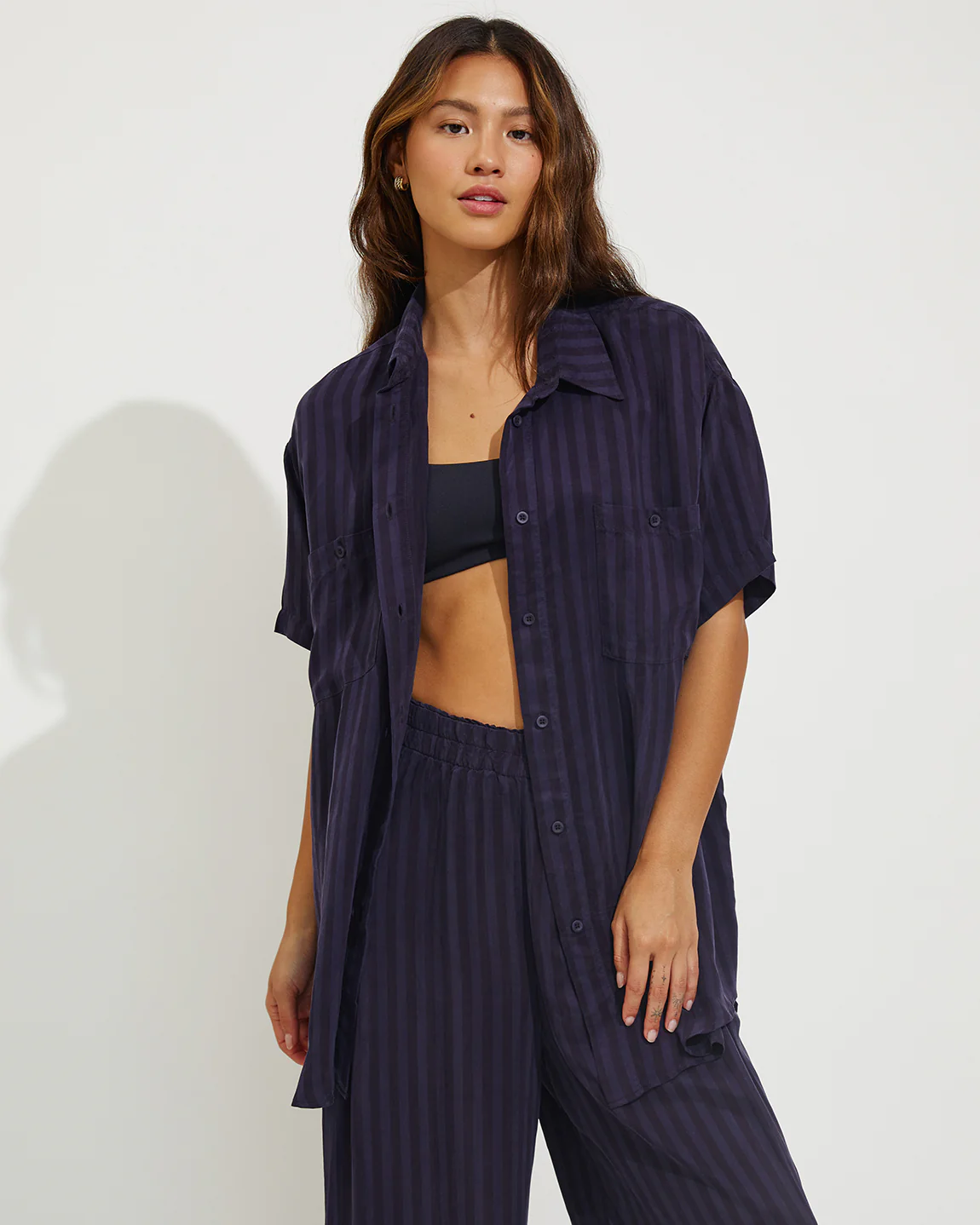 Day Trip Button Down - Sprint Stripe: Dark Sprint / Sprint - Image 5