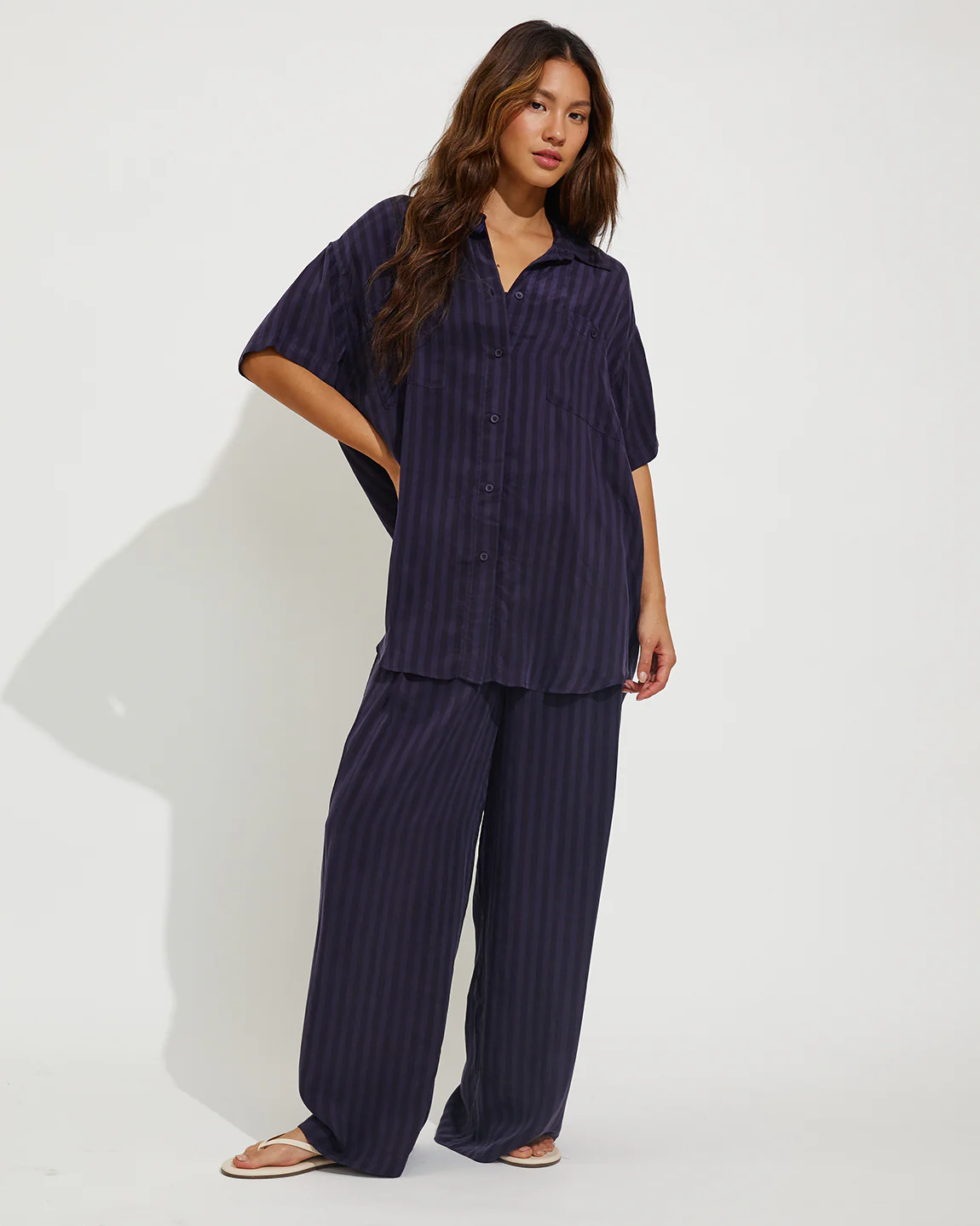 Day Trip Button Down - Sprint Stripe: Dark Sprint / Sprint - Image 6