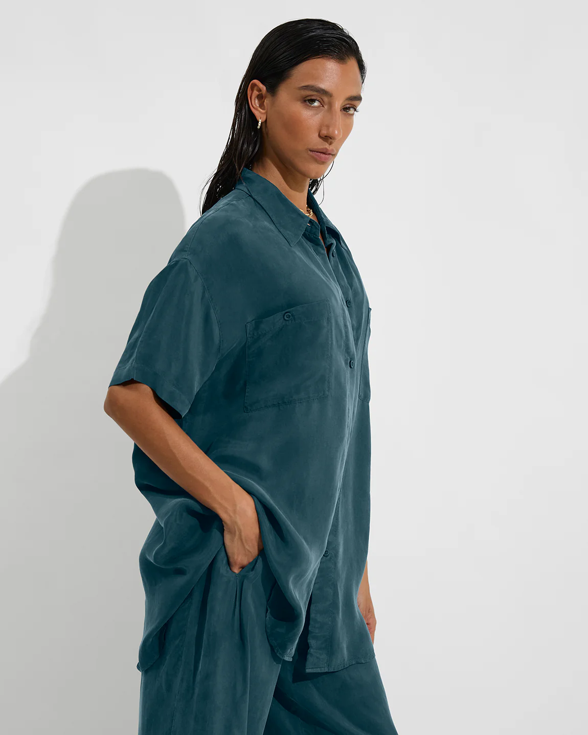 Day Trip Button Down - Deep End - Image 3