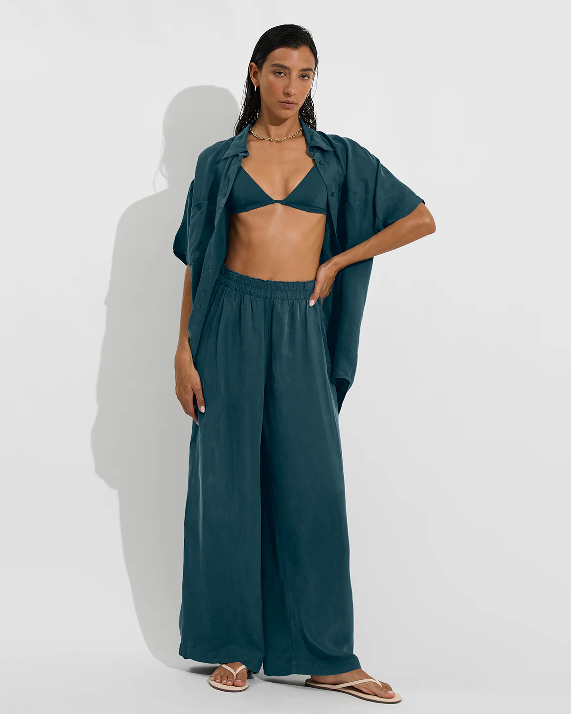Day Trip Button Down - Deep End - Image 5