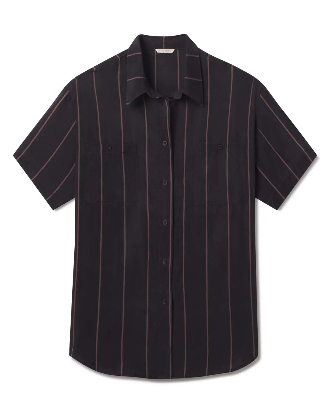 Day Trip Button Down - Fancy Stripe: Faded Jet / Stormy - Image 4