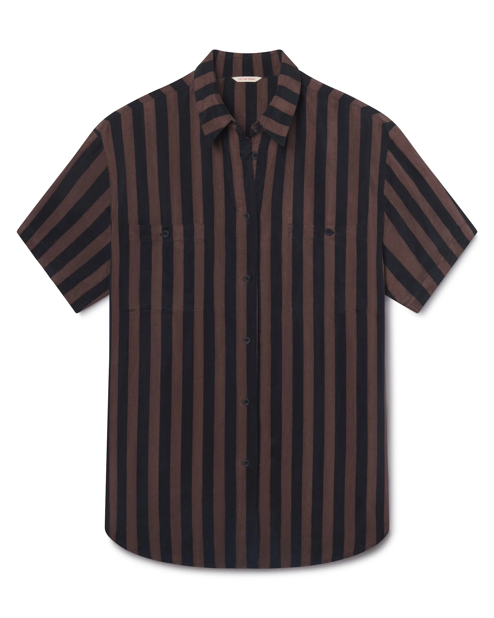 Day Trip Button Down - Sport Stripe: Jet / Stormy - Image 7