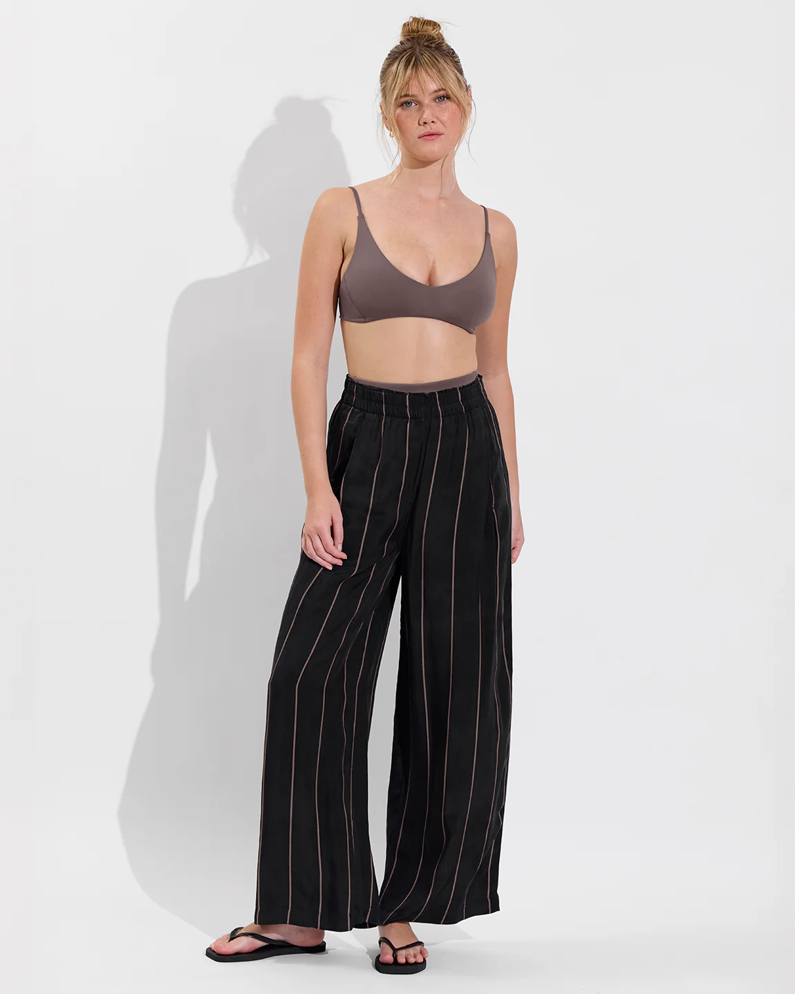 Day Trip Pant - Fancy Stripe: Faded Jet / Stormy