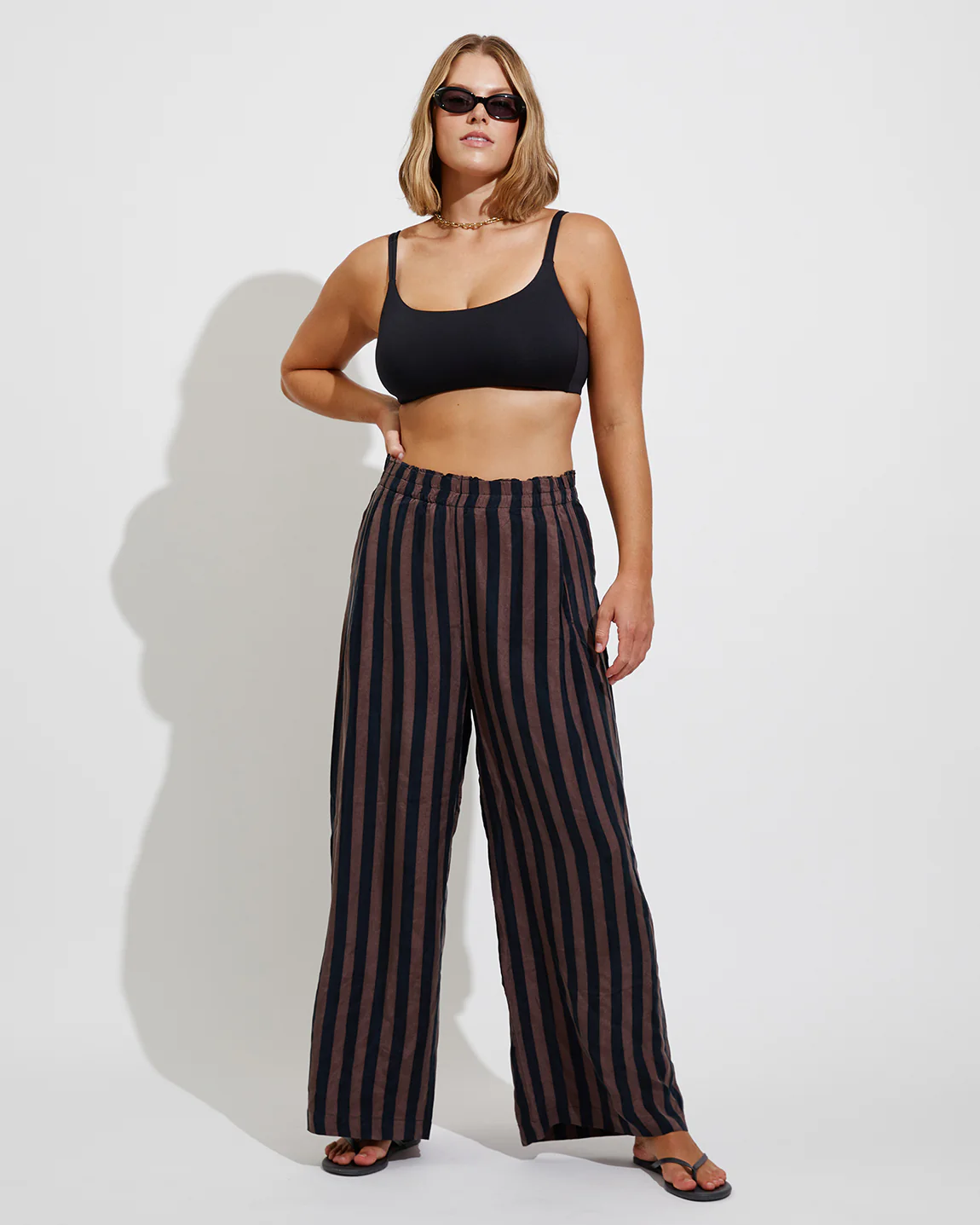 Day Trip Pant - Sport Stripe: Jet / Stormy - Image 5