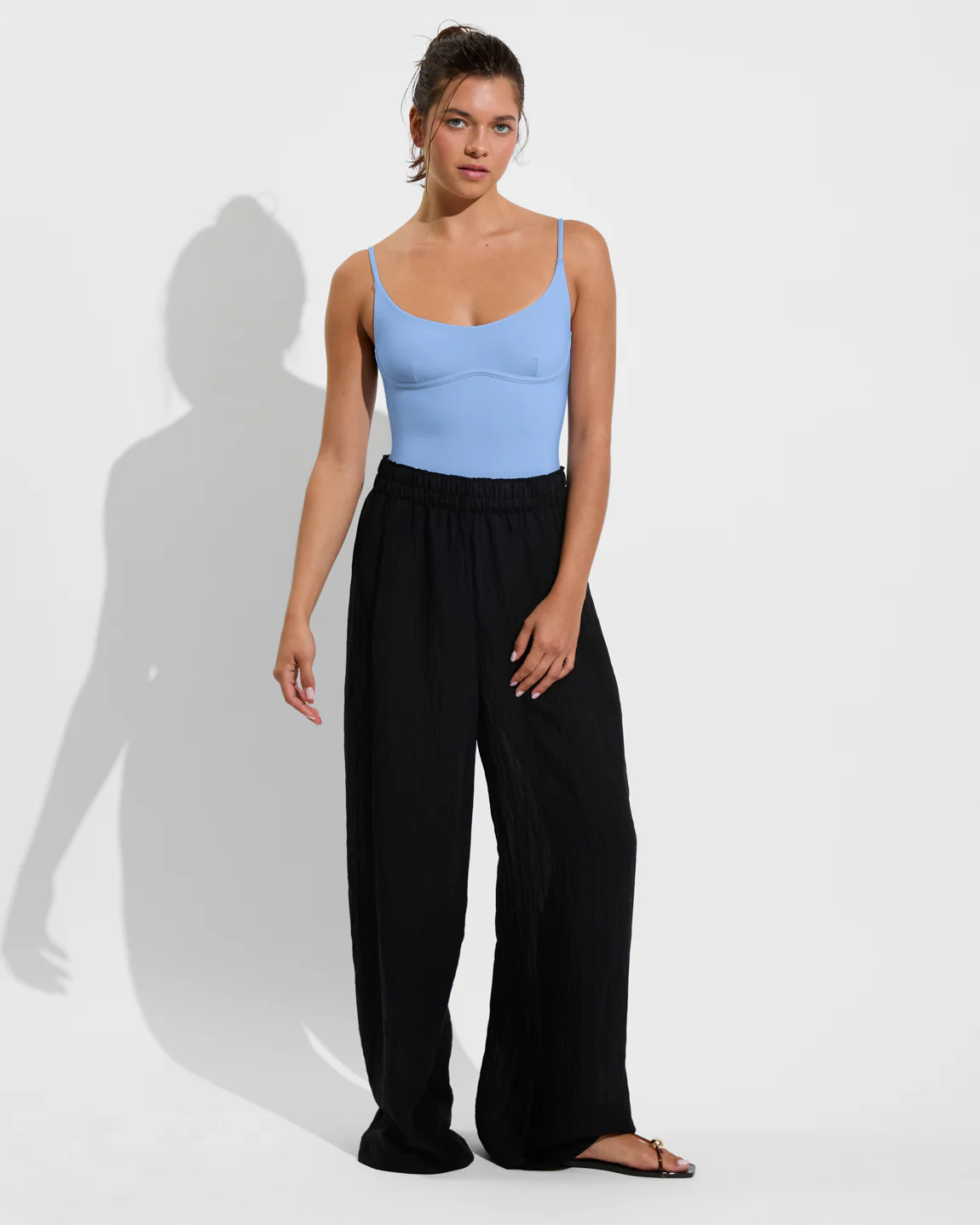 Day Trip Pant *Sheer Stripe - Jet