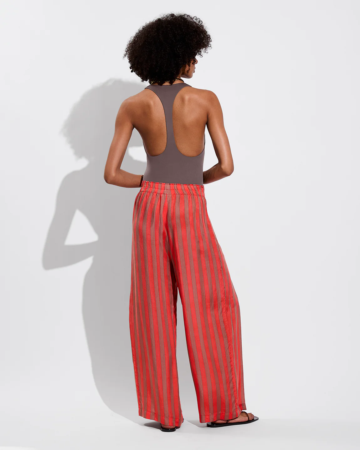 Day Trip Pant - Sports Stripe: Mirage / Aperol - Image 2