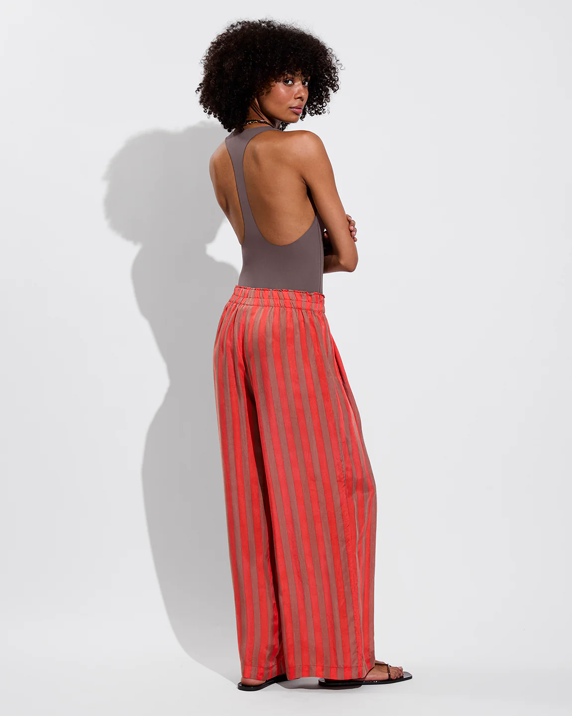 Day Trip Pant - Sports Stripe: Mirage / Aperol - Image 3