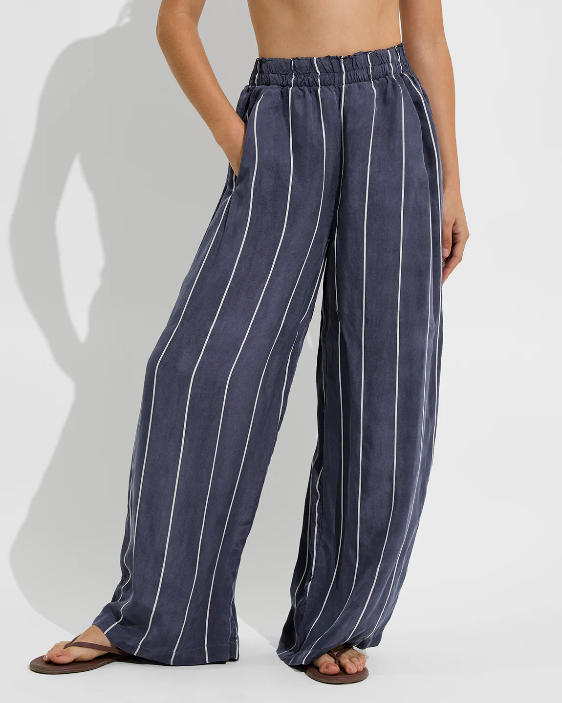 Day Trip Pant - Holiday Stripe: Varsity / Coconut - Image 5
