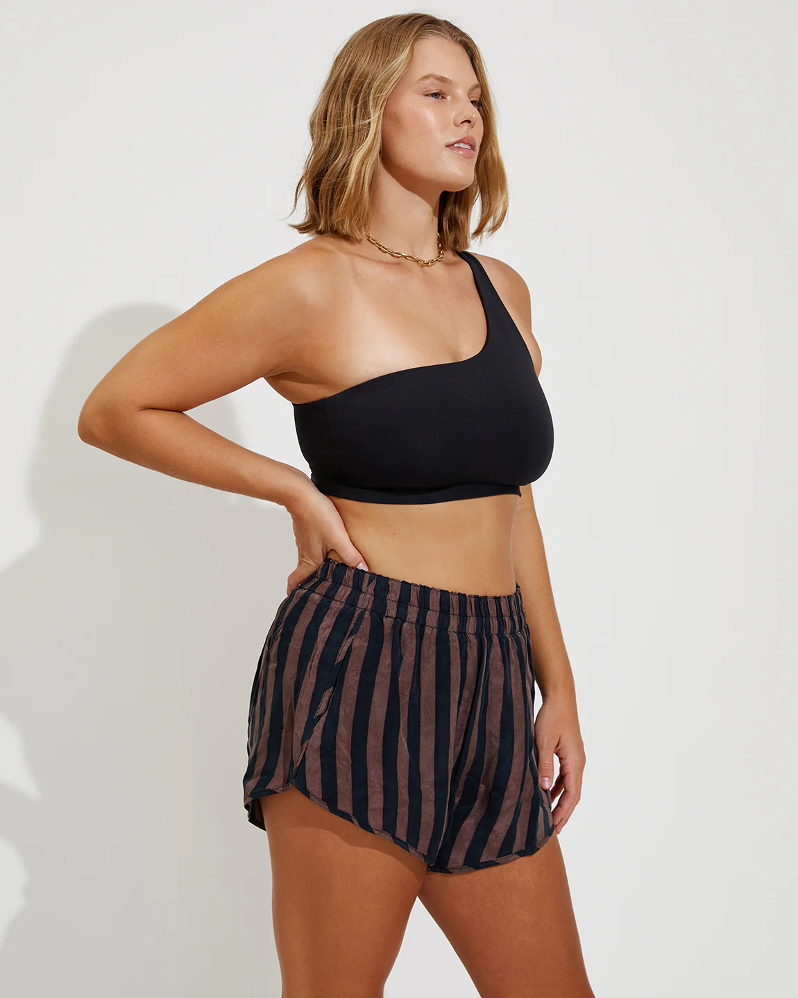 Day Trip Short - Sport Stripe: Jet / Stormy - Image 3