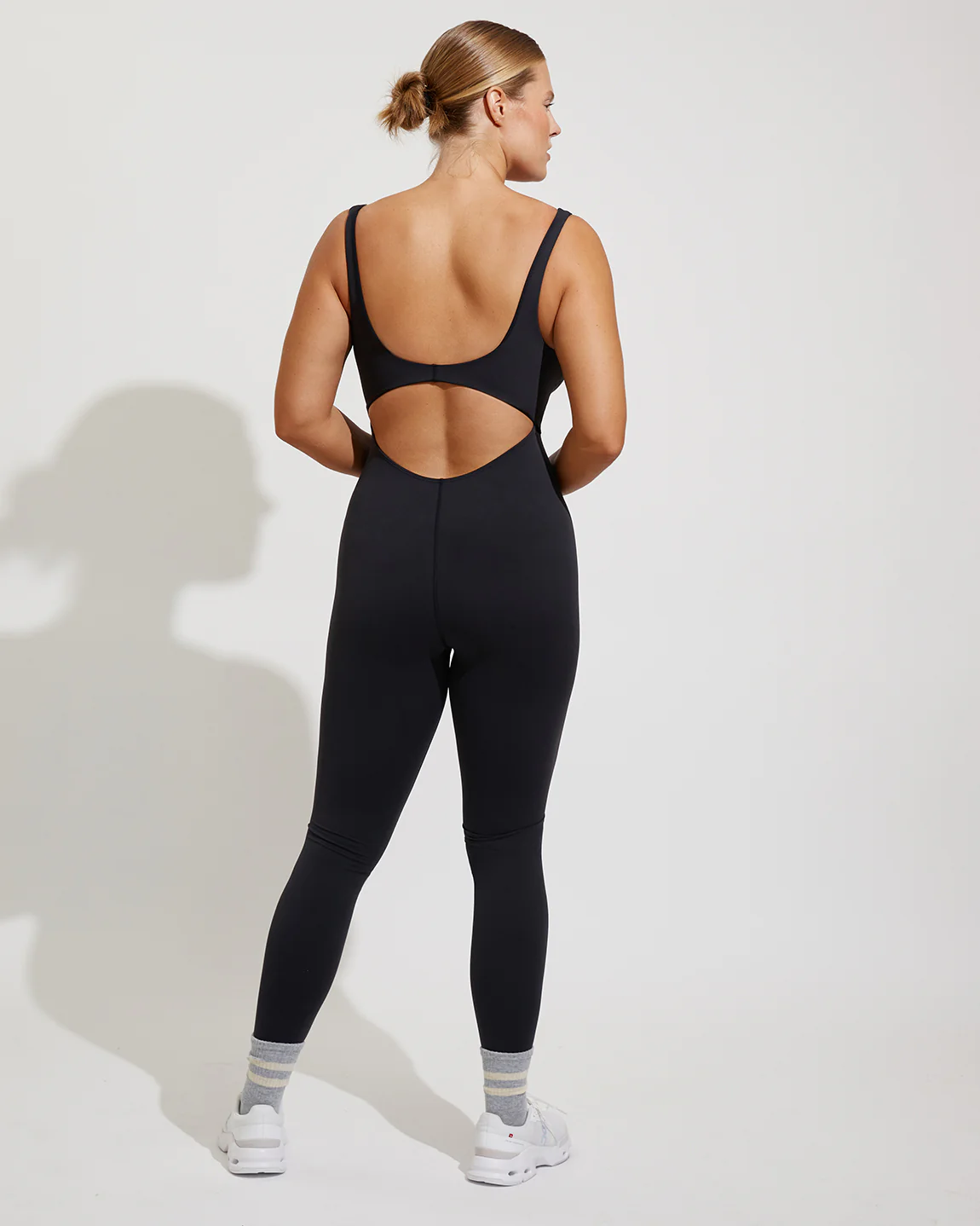 Double Scoop Playsuit 27" - Jet - Image 4