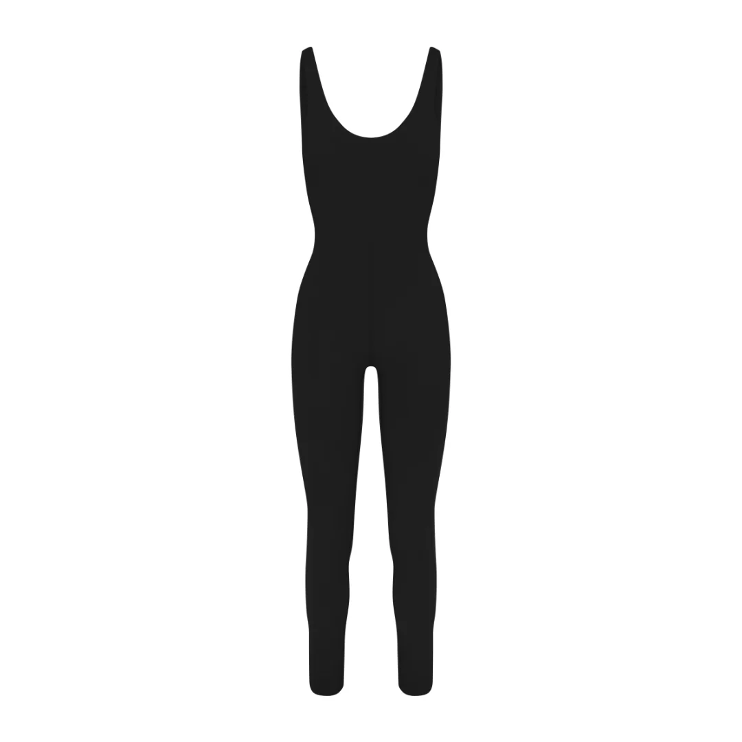 Double Scoop Playsuit 25" - Jet - Image 5