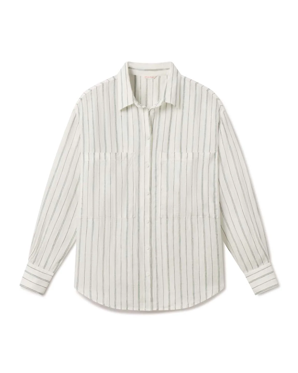Getaway Button Down - Sandbar Stripe: Coconut / Tropics - Image 5