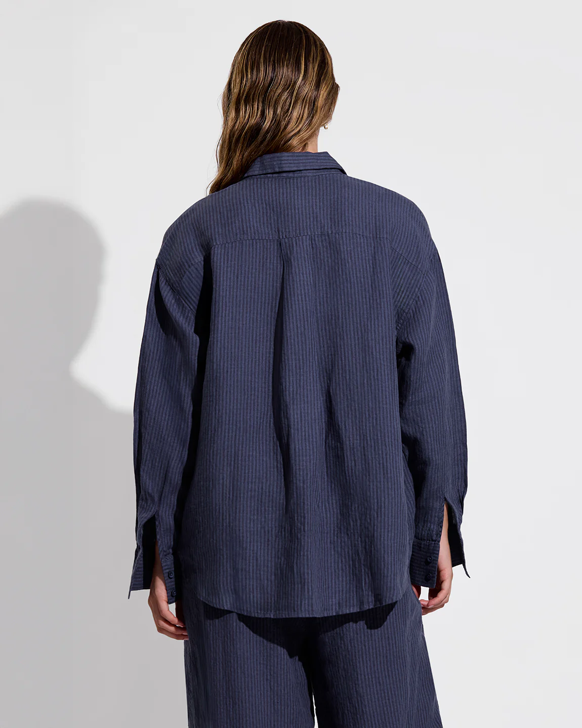 Getaway Button Down - Lagoon Stripe: Varsity / Sprint - Image 2