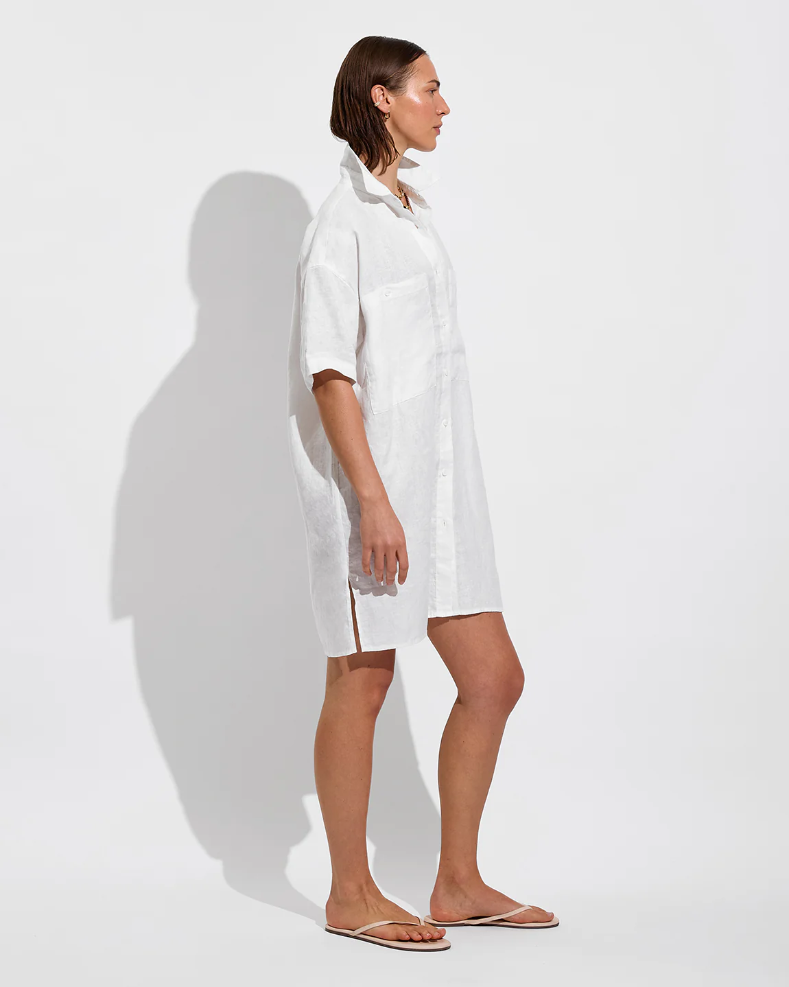 Getaway Mini Dress - Coconut - Image 3