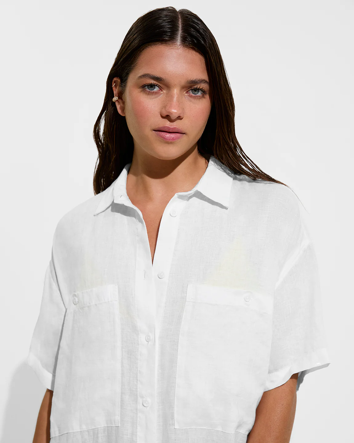 Getaway Shirt Dress - Coconut - Image 6
