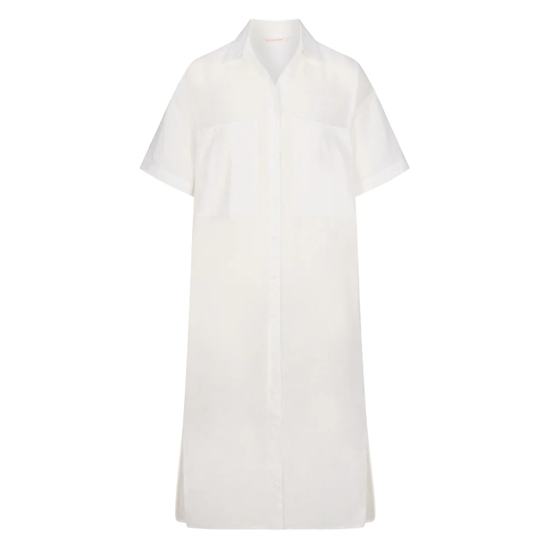 Getaway Shirt Dress - Coconut - Image 8