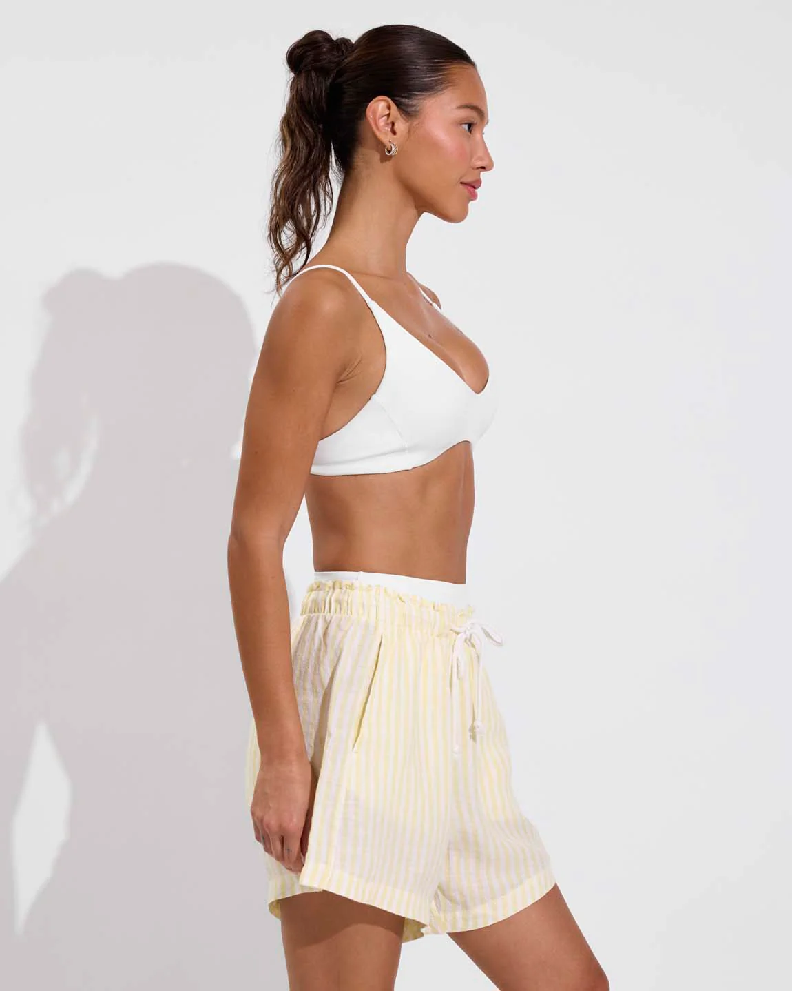 Getaway Short 5" - Bungalow Stripe: Melt / Coconut - Image 3