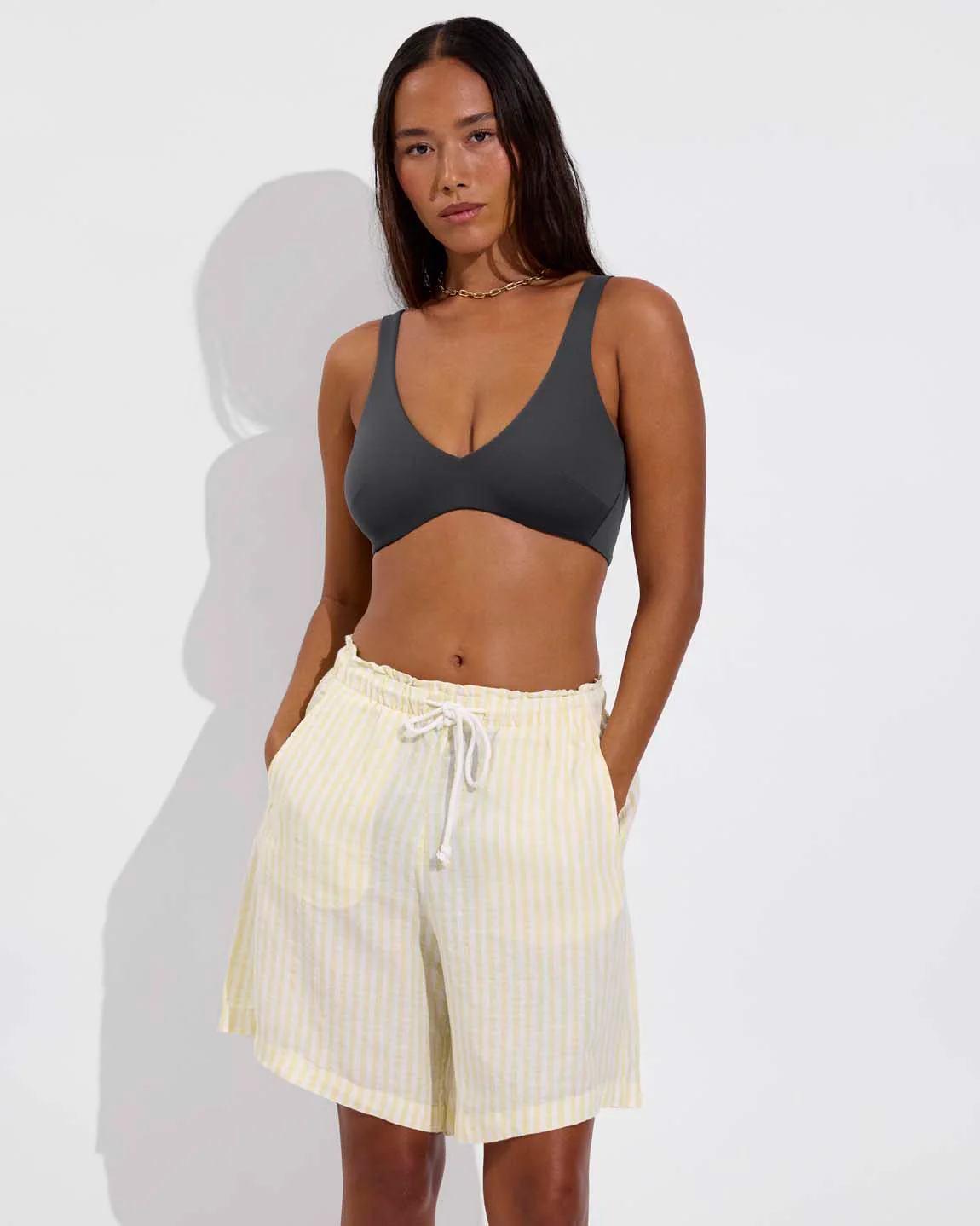 Getaway Short 9" - Bungalow Stripe: Melt / Coconut