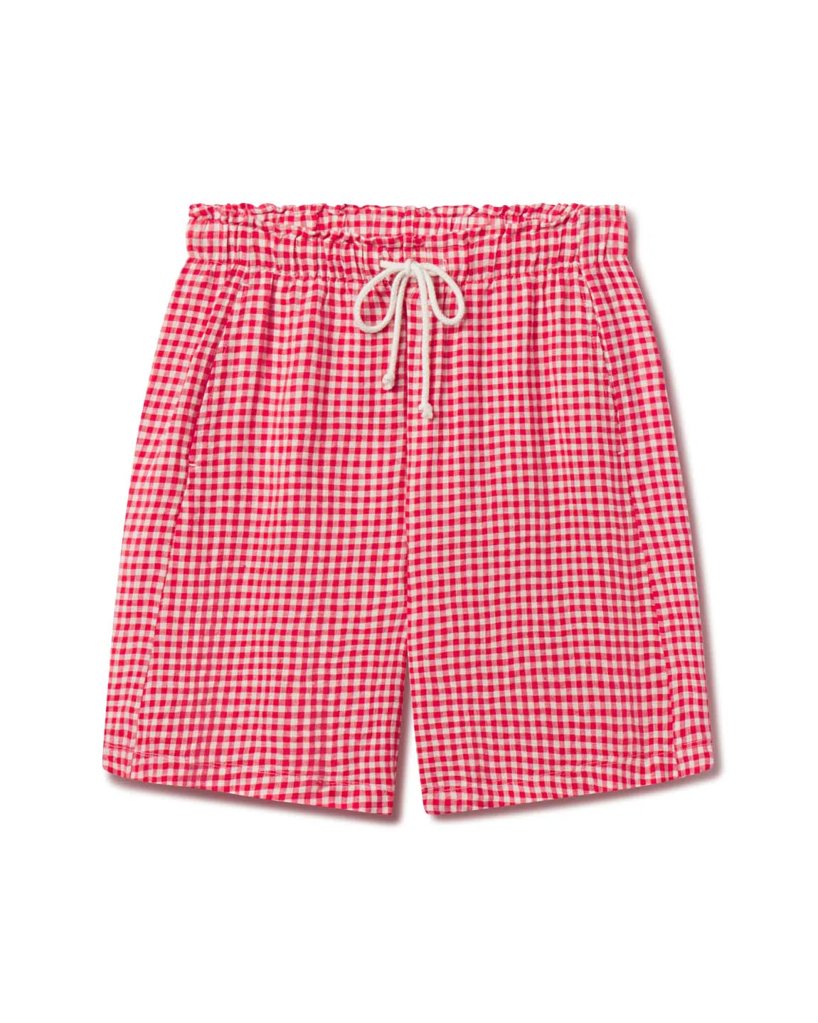 Getaway Short 9" - Gingham: Sweet Chili Heat / Coconut - Image 6