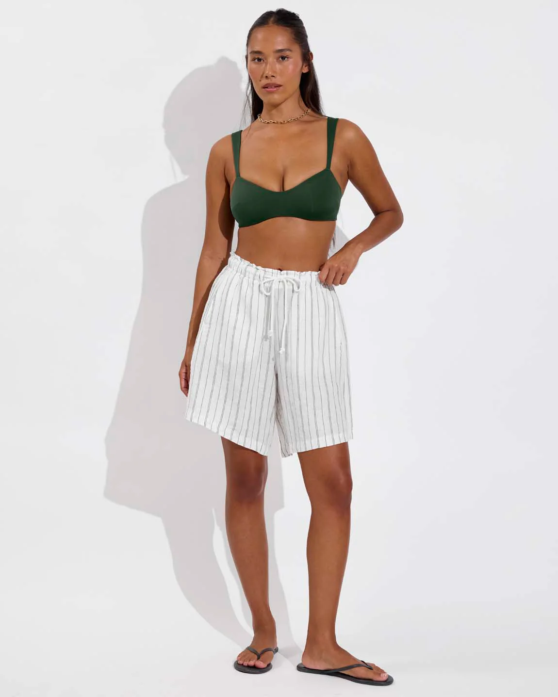 Getaway Short 9" - Sandbar Stripe: Coconut / Tropics - Image 5