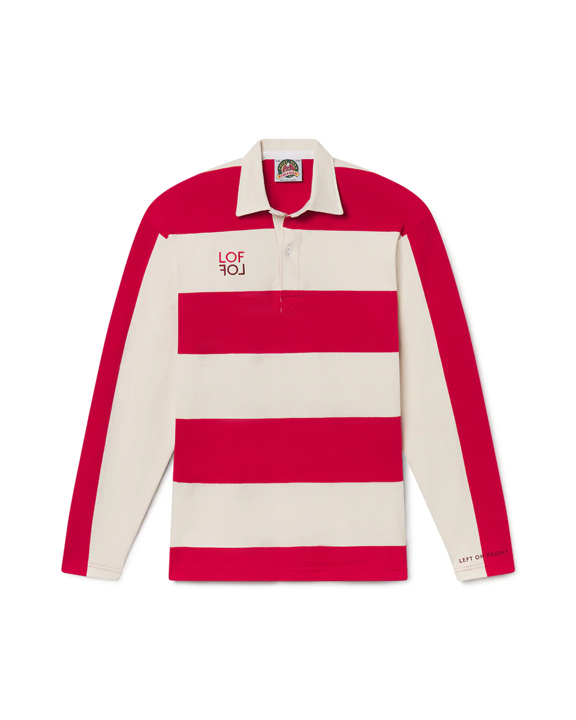 League Shirt *LOF - Dark Red / Natural - Image 8