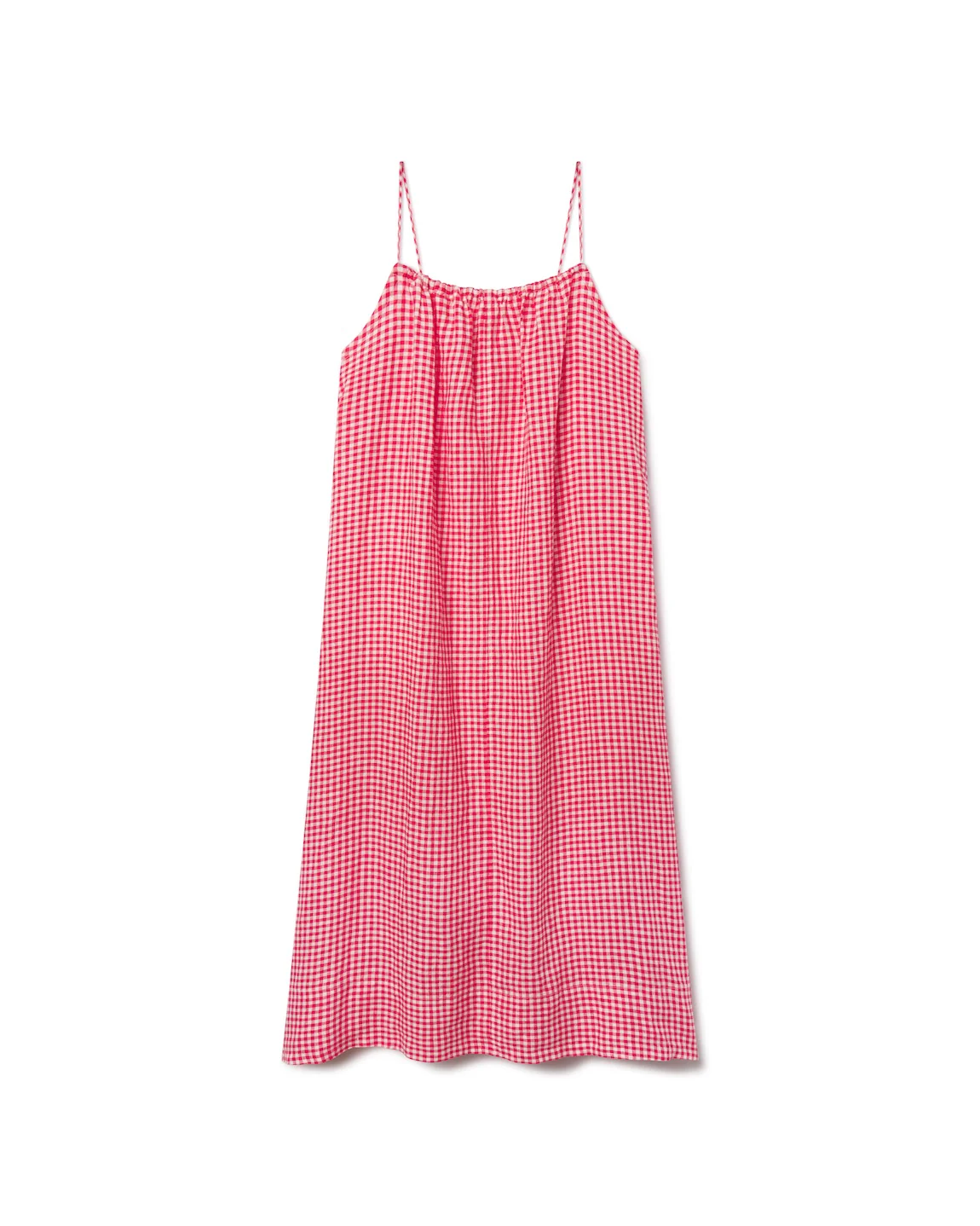 Leisure Maxi Dress - Gingham: Sweet Chili Heat / Coconut - Image 7