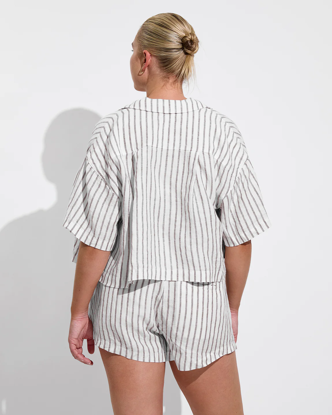 Leisure Shirt - Classic Stripe: Stormy / Coconut - Image 2