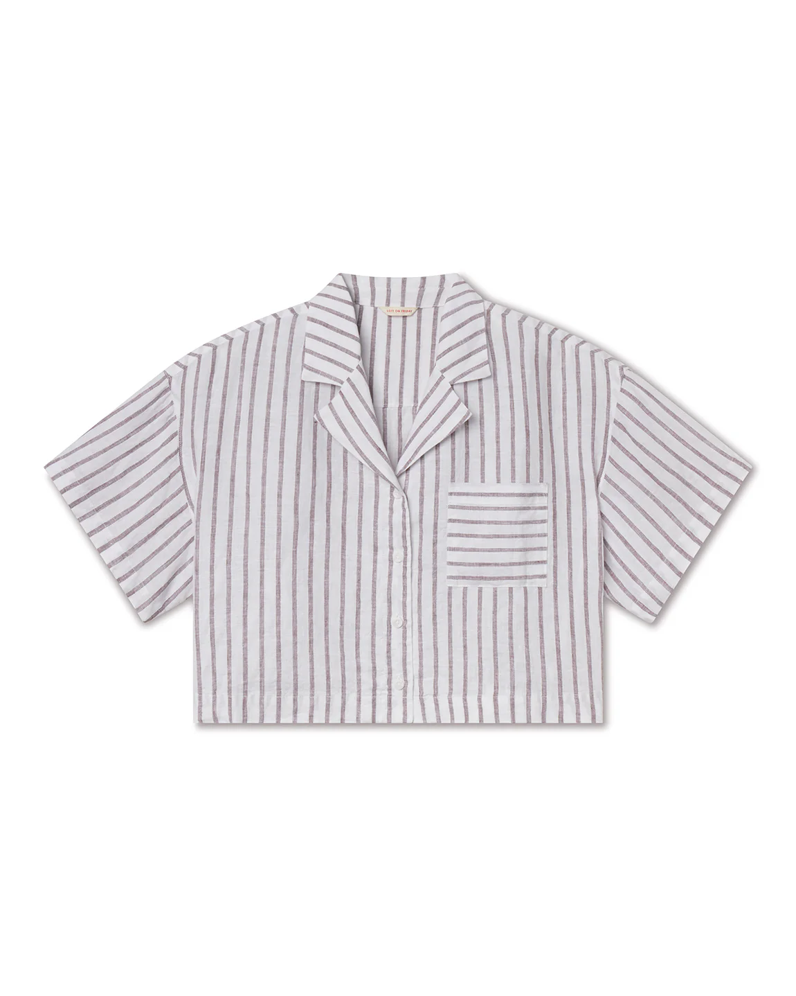 Leisure Shirt - Classic Stripe: Stormy / Coconut - Image 8