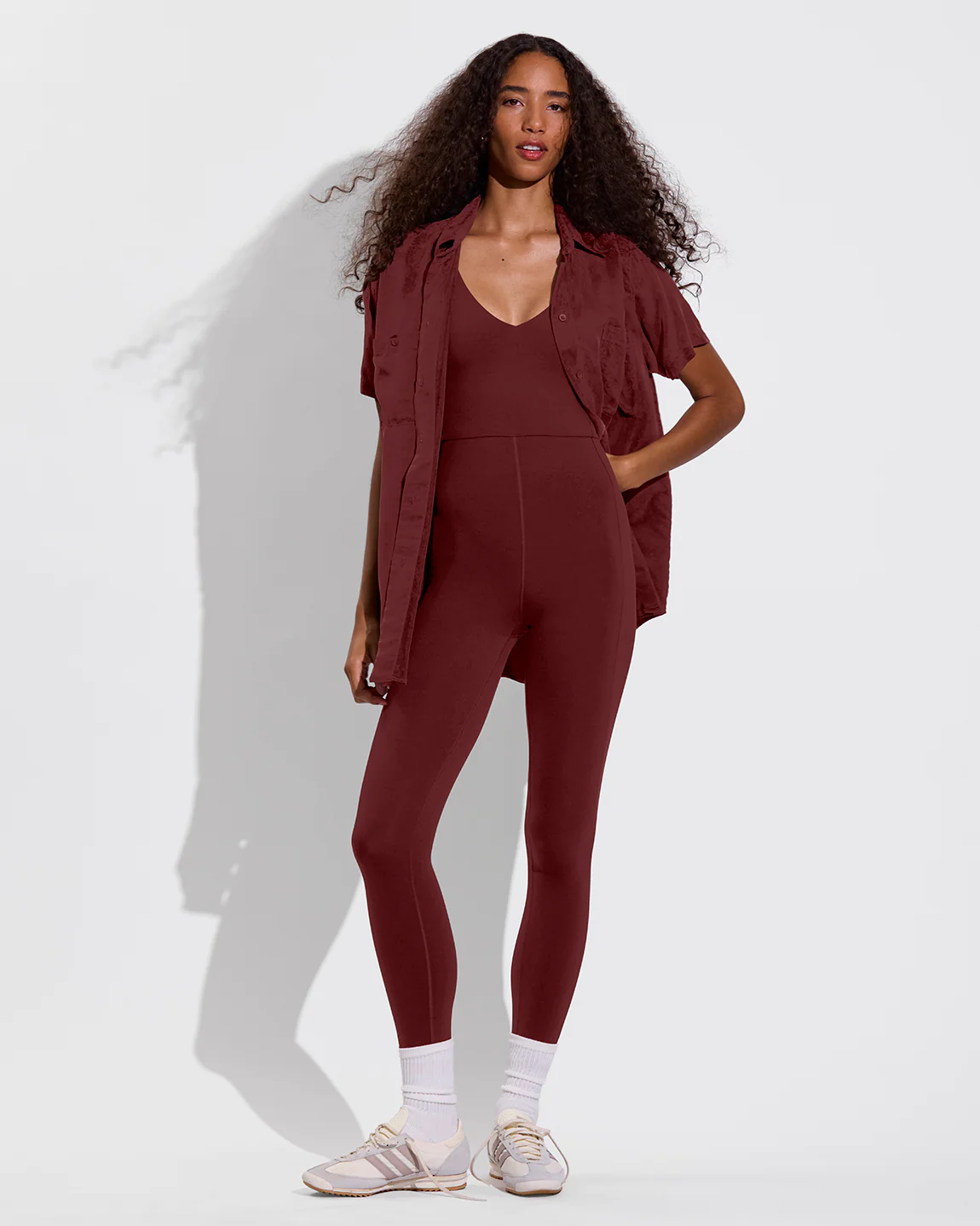 Plunge Playsuit 25" - Jam - Image 5