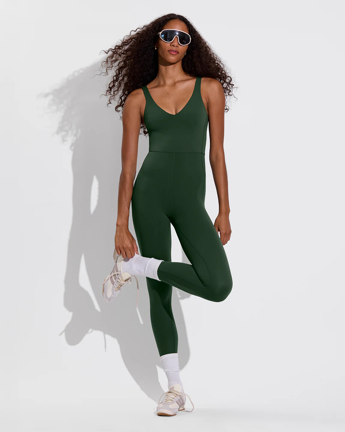 Plunge Playsuit 25" - Palm - Image 4
