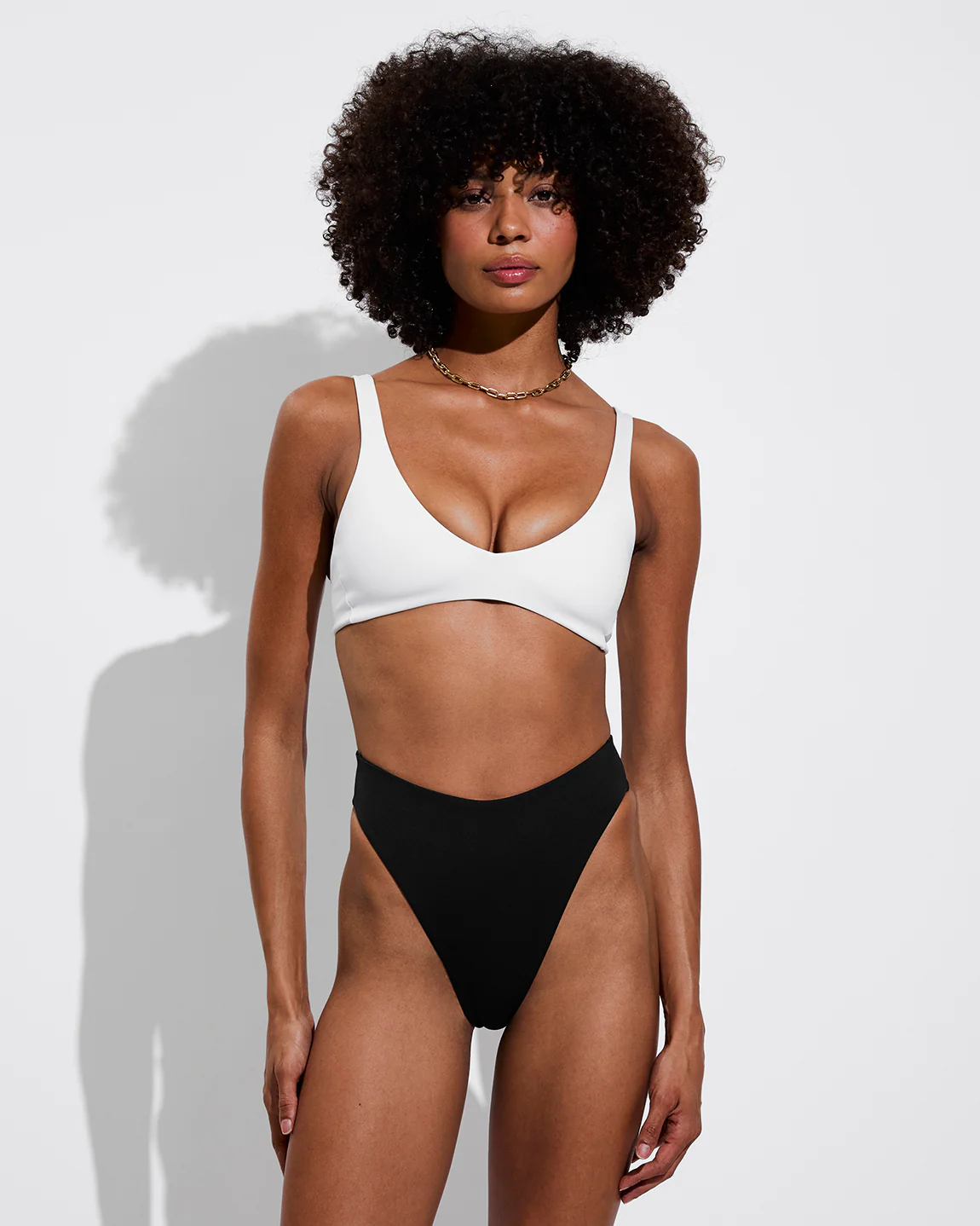 Plunge Top - Coconut - Image 4