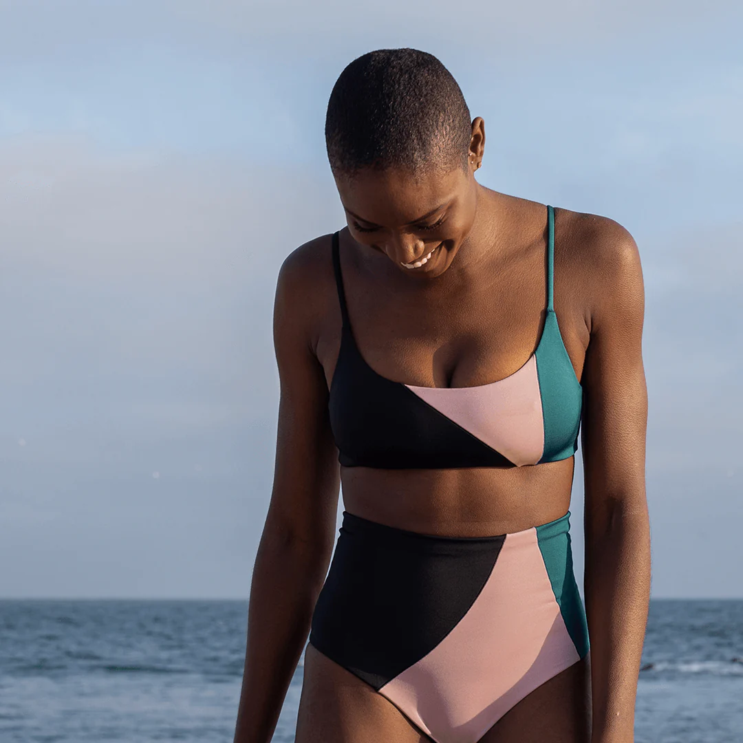 Pool Days Top - Jet / Mauve It Mauve It / Deep End