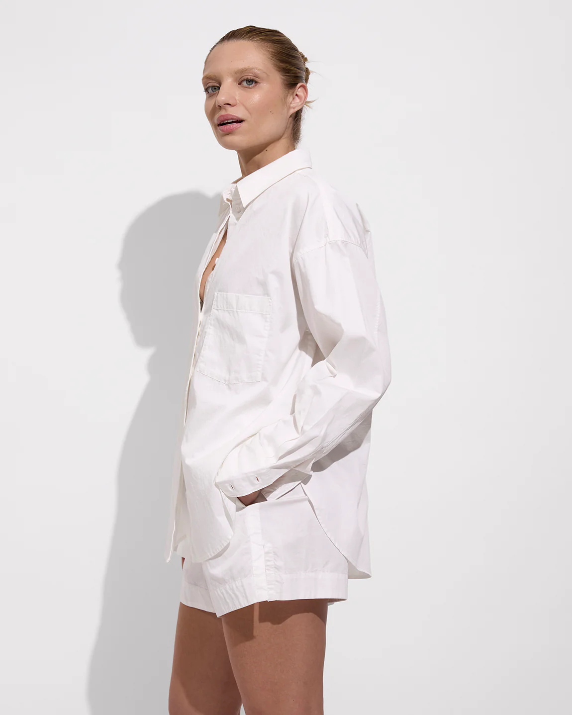 Port Button Down - Coconut - Image 3
