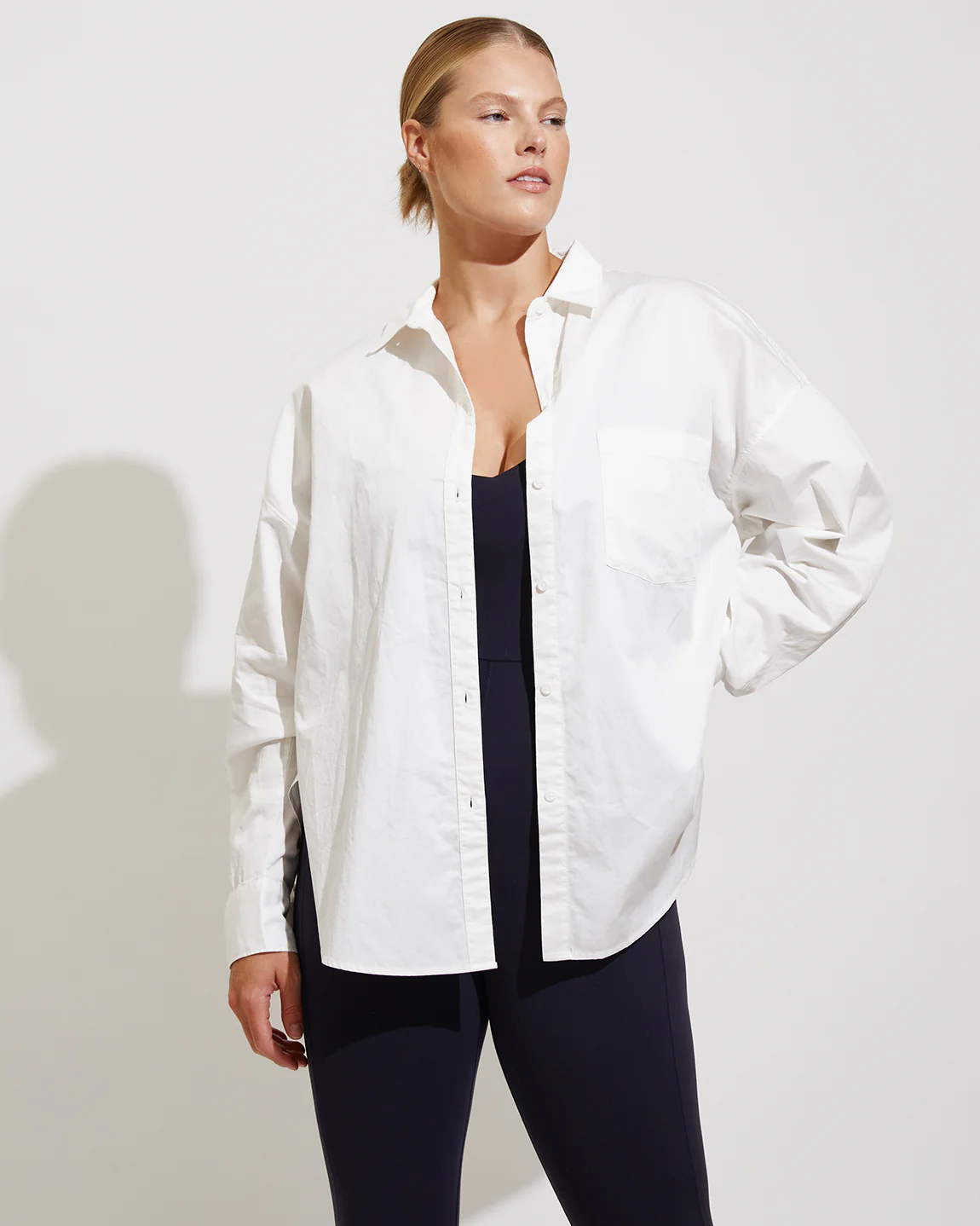 Port Button Down - Coconut - Image 4