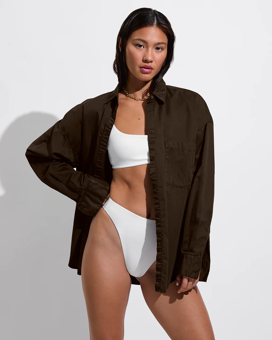 Port Button Down - Cold Brew - Image 4