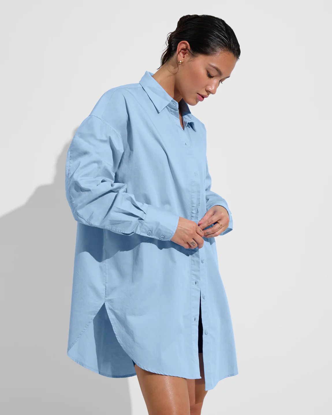 Port Shirt Dress - Blue Skies - Image 3