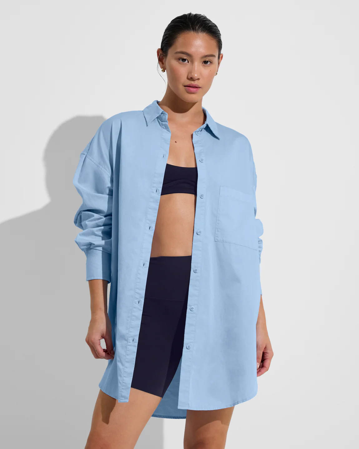 Port Shirt Dress - Blue Skies - Image 4