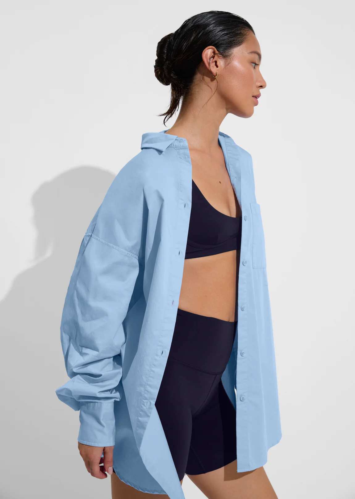 Port Shirt Dress - Blue Skies - Image 5