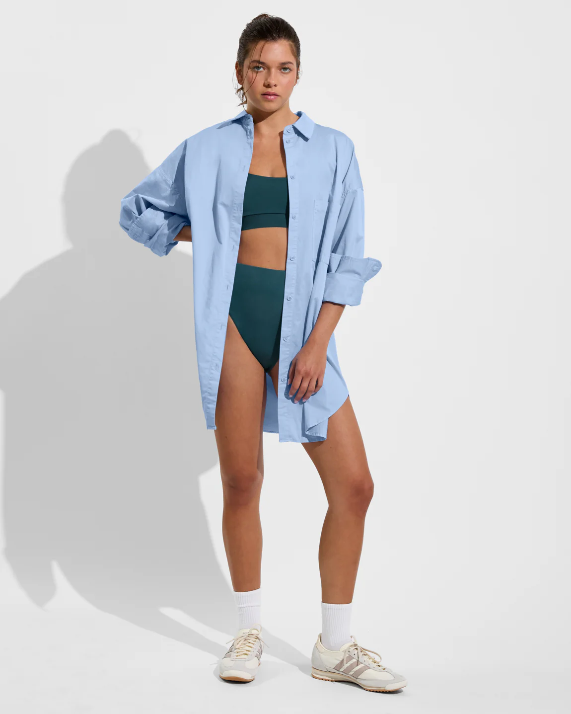Port Shirt Dress - Blue Skies - Image 6
