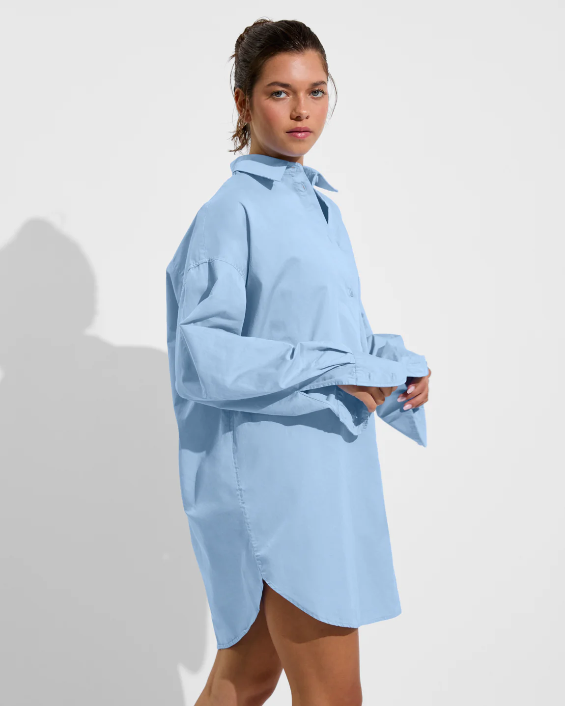 Port Shirt Dress - Blue Skies - Image 7