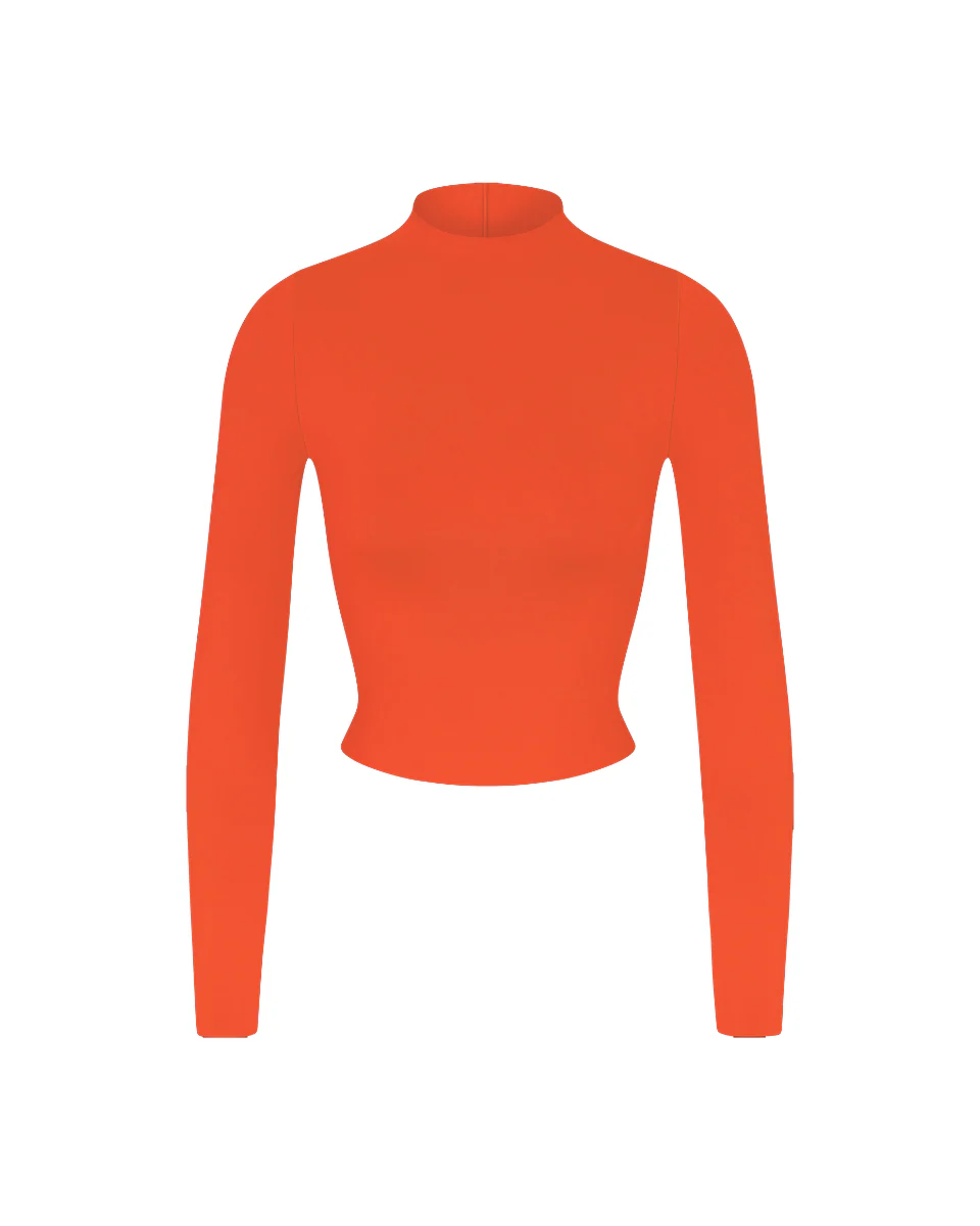Rays Long Sleeve Top - Aperol - Image 7