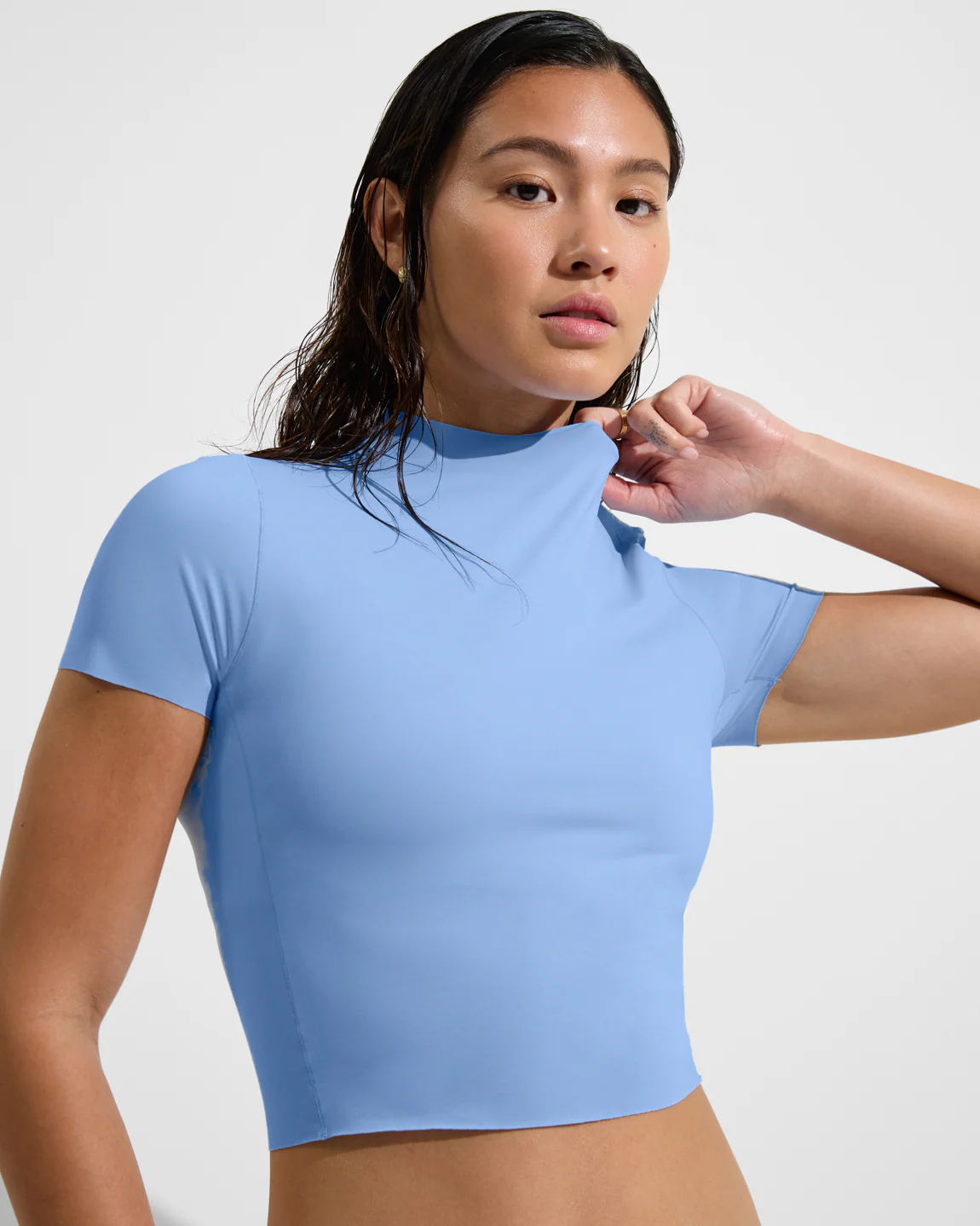 Rays Short Sleeve Top - Blue Skies - Image 4